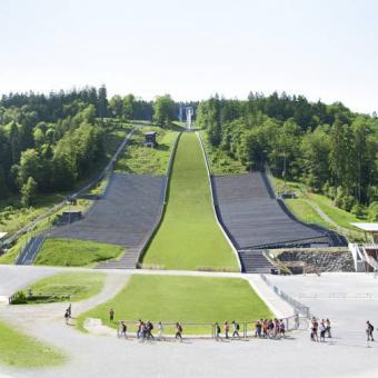 Einer der höchsten Schanzen der Welt
